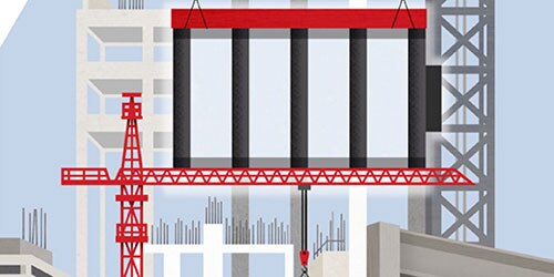 dessin d'un chantier