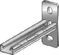 Soporte MQK-21-R Soporte de acero inoxidable para aplicaciones de carga media