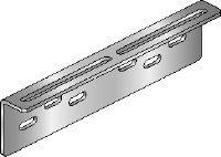 Conector MIC-UB Conector galvanizado en caliente (HDG) para la fijación de pernos en U a vigas MI con gran capacidad de ajuste