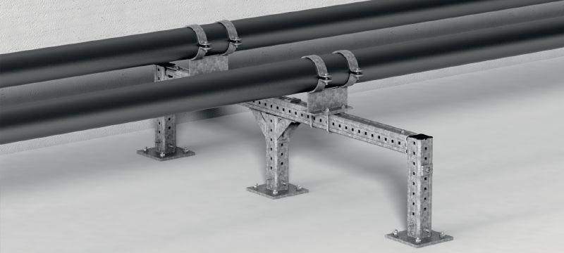 Conector MIC-BA/H Conectores galvanizado en caliente (HDG) de alto desempeño que ofrecen la mayor versatilidad dentro del sistema modular MI Aplicaciones 1