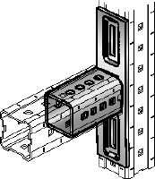 Conector MIC-L Conector galvanizado en caliente (HDG) para la fijación de vigas MI en perpendicular