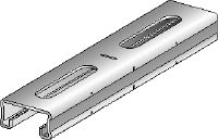 Perfil de canal en forma de C MQ-21-R Perfil de canal en forma de C de acero inoxidable (A4) para aplicaciones de carga ligera