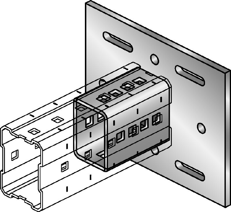 MIC-S Conector (acero)