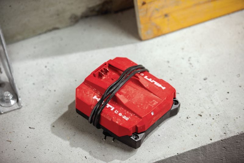 Cargador rápido C 6-22 Nuron Cargador de alta velocidad para todas las baterías Hilti Nuron Aplicaciones 1