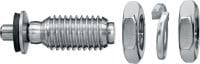 Pernos roscados X-BT-ER (whitworth) Perno roscado para conectores eléctricos en acero para entornos con nivel alto de corrosión