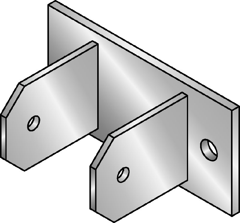 Conector MIC-CU-MAH Conector galvanizado en caliente (HDG) para fijaciones de vigas directamente al concreto en ángulos de entre 0 y 180 grados